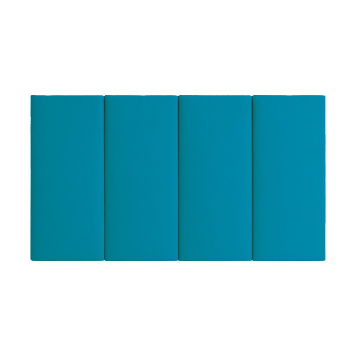 MUEBLES MACRUMO - Pieza Modular Panel 60cmx20cm color Turquesa 1unidad