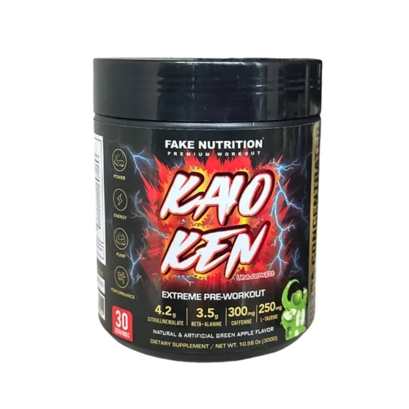 GENERICO - Kaio Ken Extreme Pre Workout  300g Manzana Verde