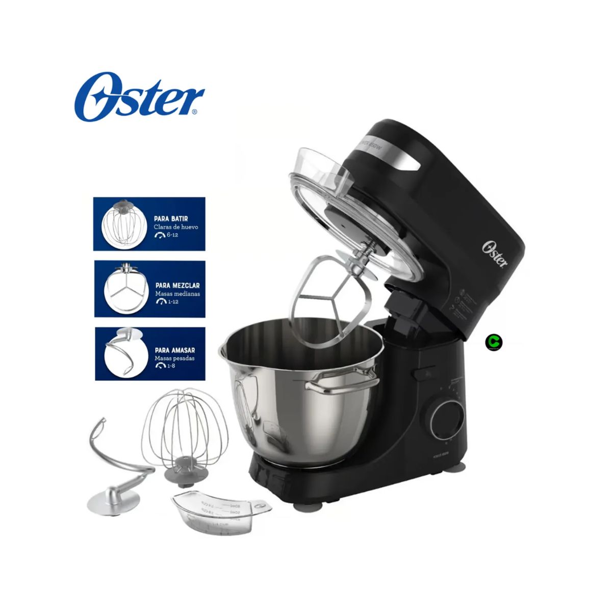 OSTER - Batidora Planetaria 4L de 12 velocidades 850W FPSTSMPL2B