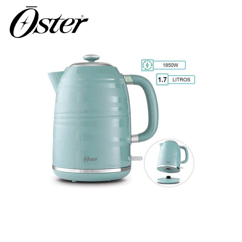 OSTER - Hervidor eléctrico Oster azul 1.7 L BVSTKT4177V