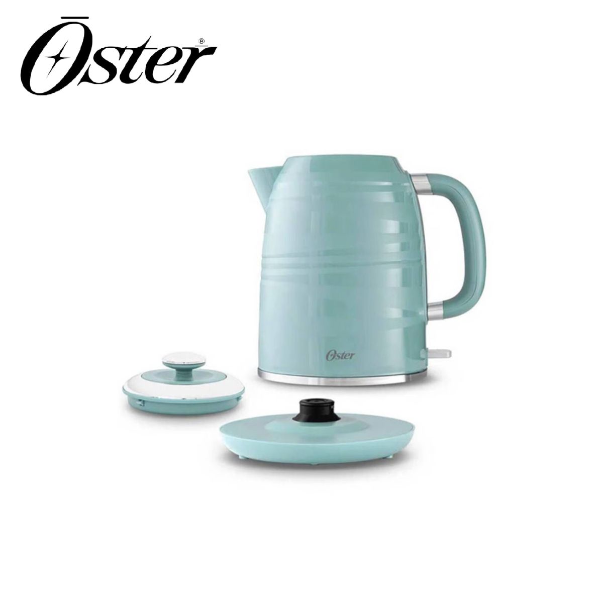 OSTER - Hervidor eléctrico Oster azul 1.7 L BVSTKT4177V