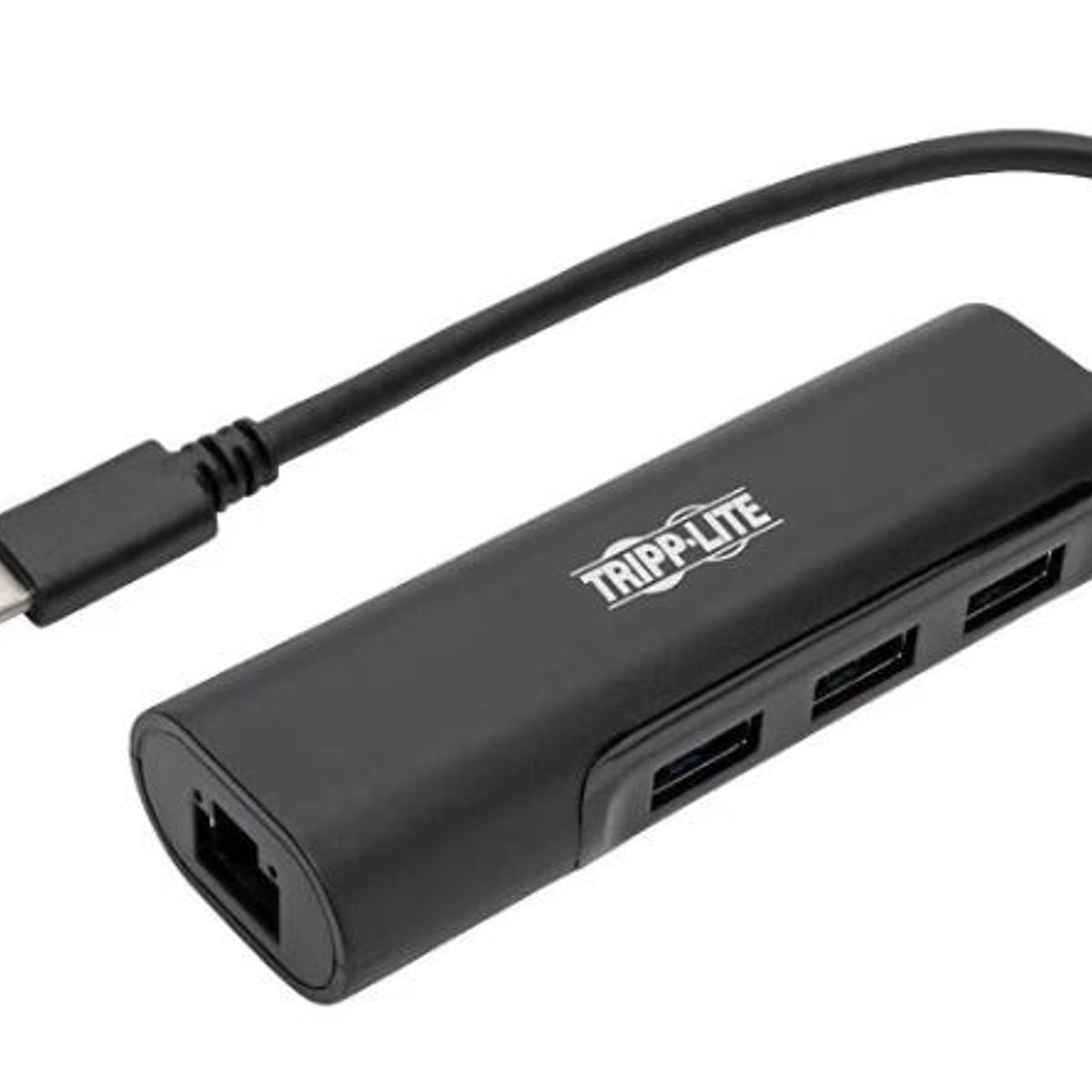 TRIPP LITE - Adaptador USB 3.1 a Ethernet Gigabit con Hub de 3 Puertos USB – Alta Velocidad