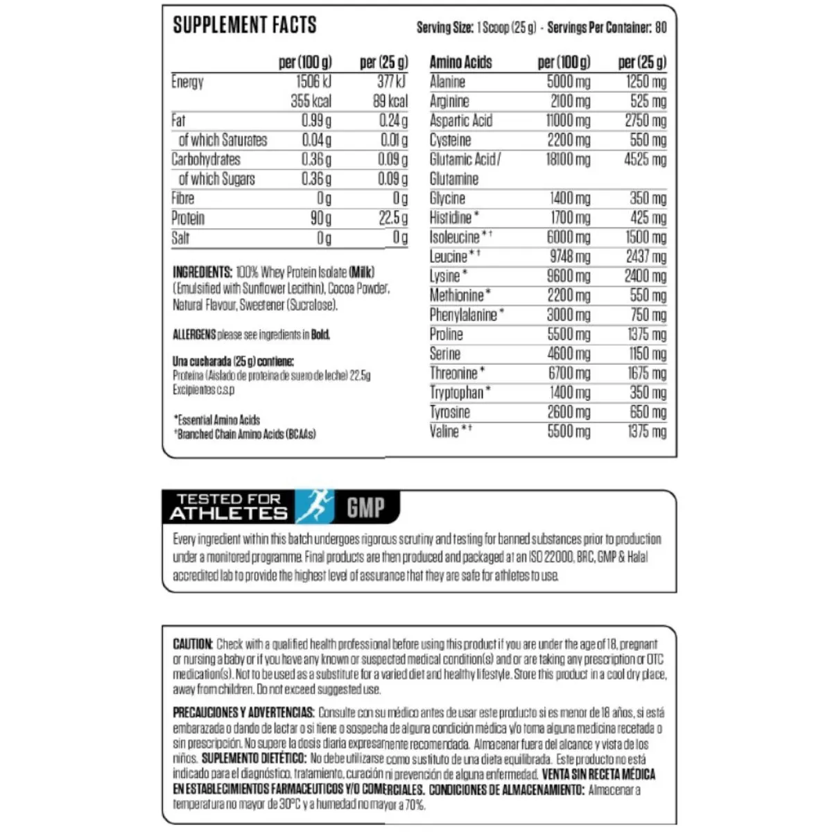 APPLIED NUTRITION - Proteína Applied Nutrition ISO-XP 100% Whey Protein 1kg Sabor Vainilla