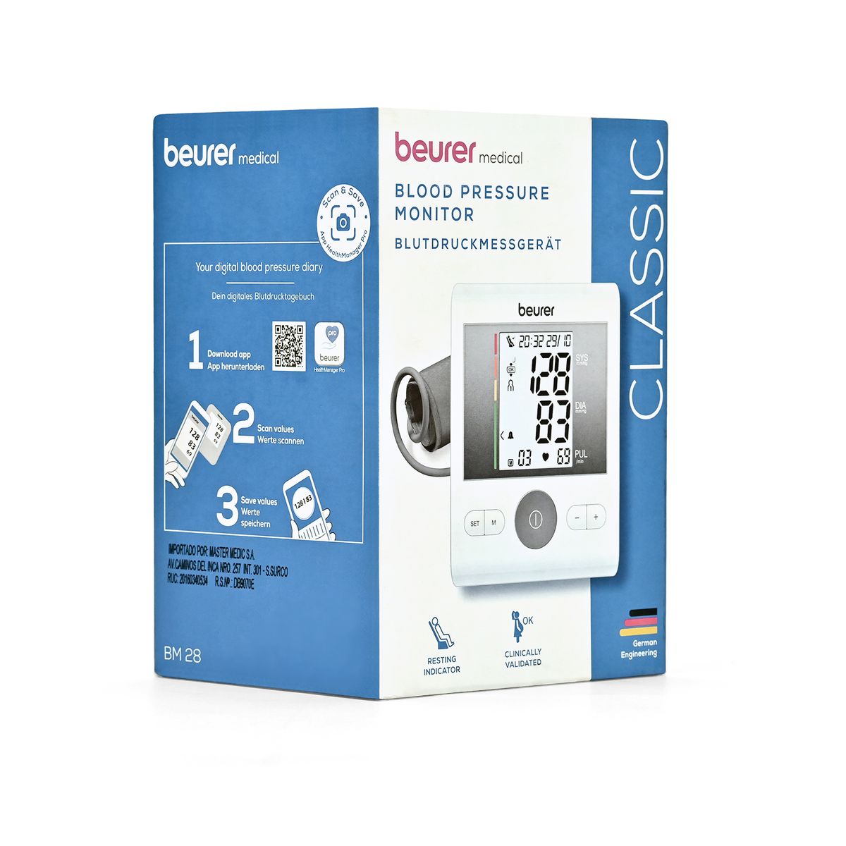 BEURER - Tensiómetro de Brazo Digital BEURER BM 28