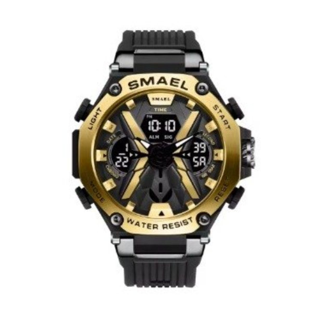 SMAEL - Reloj Deportivo Digital Analógico Smael resistente al agua 8087