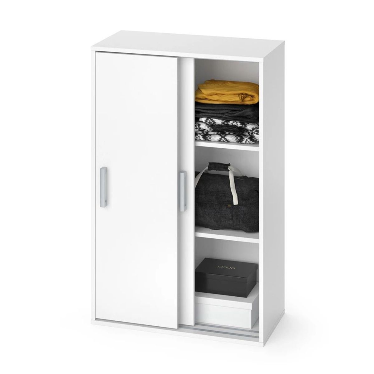 R&R MUEBLES - Ropero Moderno Yoshiki Blanco R&R MUEBLES