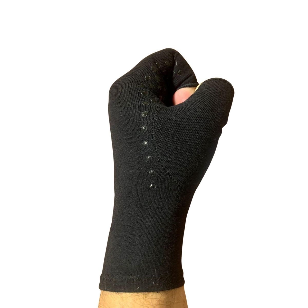 GENERICO - GUANTES DE COMPRESIÓN ANTI-DESLIZANTES - NEGRO TALLA M