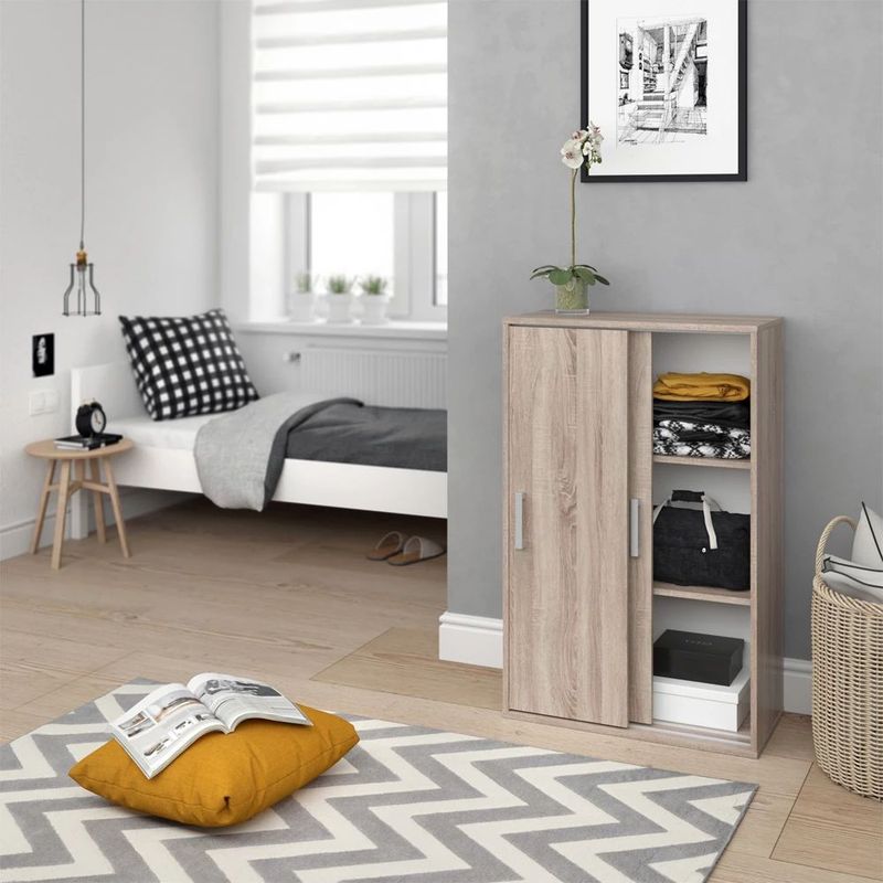 R&R MUEBLES - Ropero Moderno Yoshiki Ceniza R&R MUEBLES