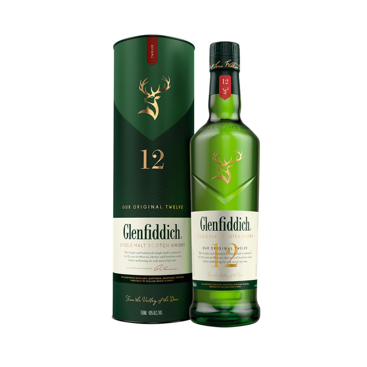GLENFIDDICH - Glenfiddich 12 Años 750 ml