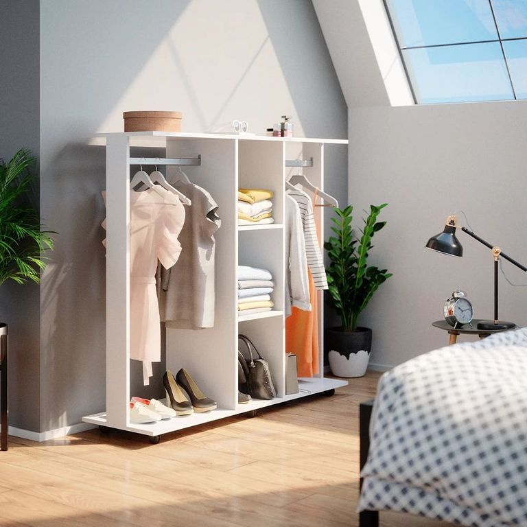 Ropero Moderno Hikaru Blanco R&R MUEBLES | Sodimac Perú