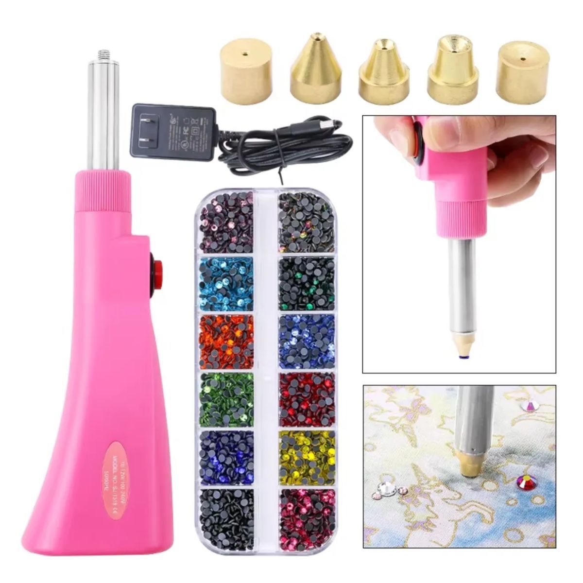 GENERICO - Aplicador De Piedras Strass Fijadora De Diamantes Imitación