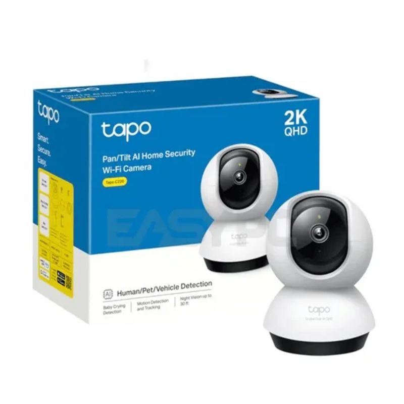 GENERICO - Camara de seguridad TAPO C220 wi-fi 2k 4mp interior giratoria