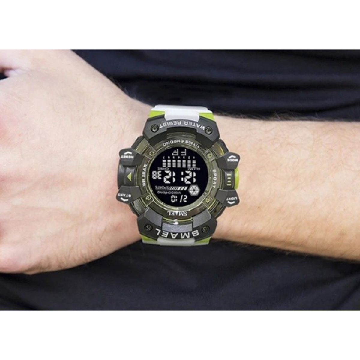 SMAEL - Reloj Deportivo Digital Smael resistente al agua 8050