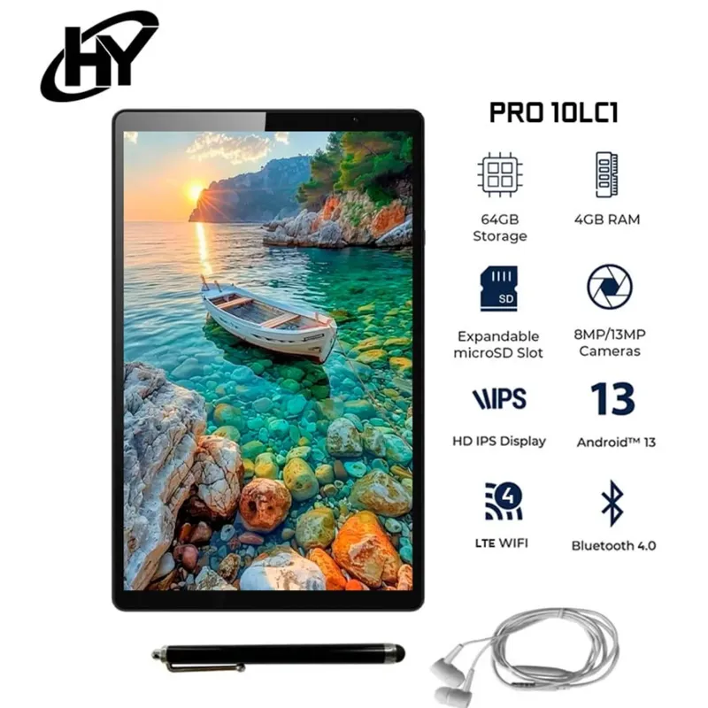 HYUNDAI - Tablet Hyundai HyTab Pro 10LC1 4G LTE 101″ 64Gb octa core 4Gb Ram