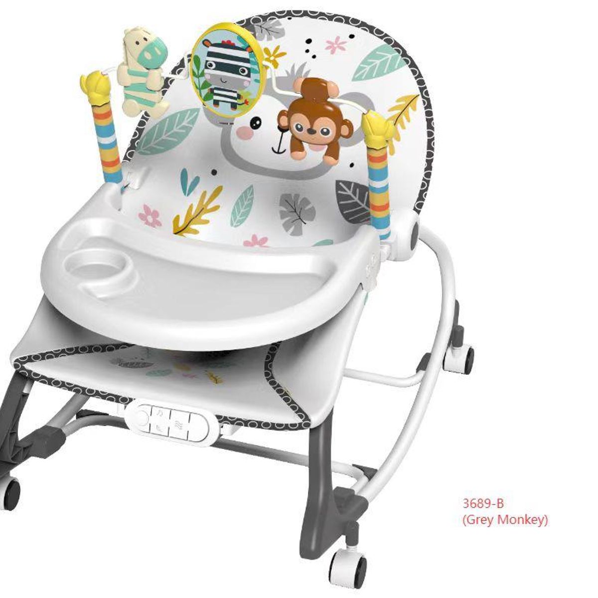 GENERICO - SILLA MECEDORA MULTIFUNCIONAL CON RUEDAS