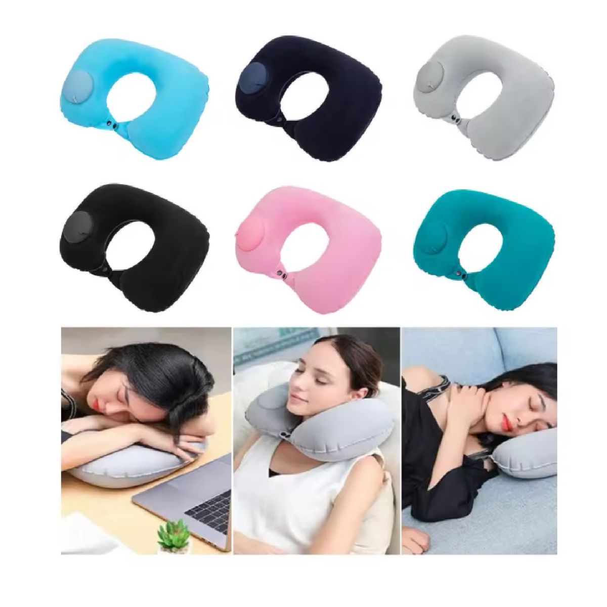 OTTOWARE - Almohada Inflable para Cuello