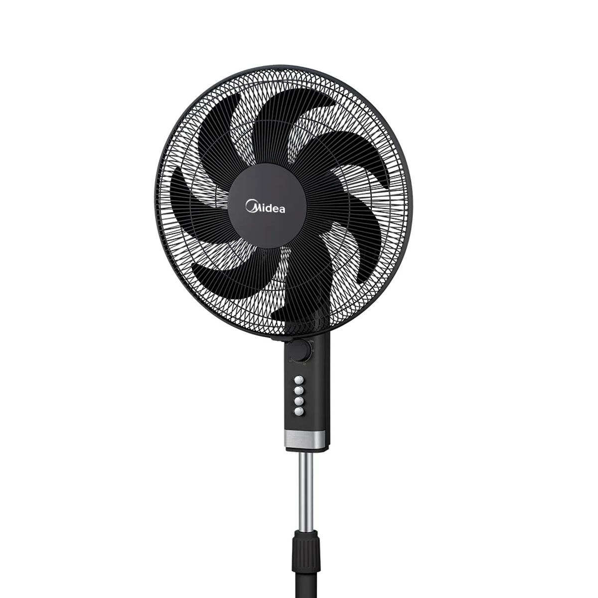 MIDEA - Ventilador de pedestal Negro Midea MFA164MB-PE