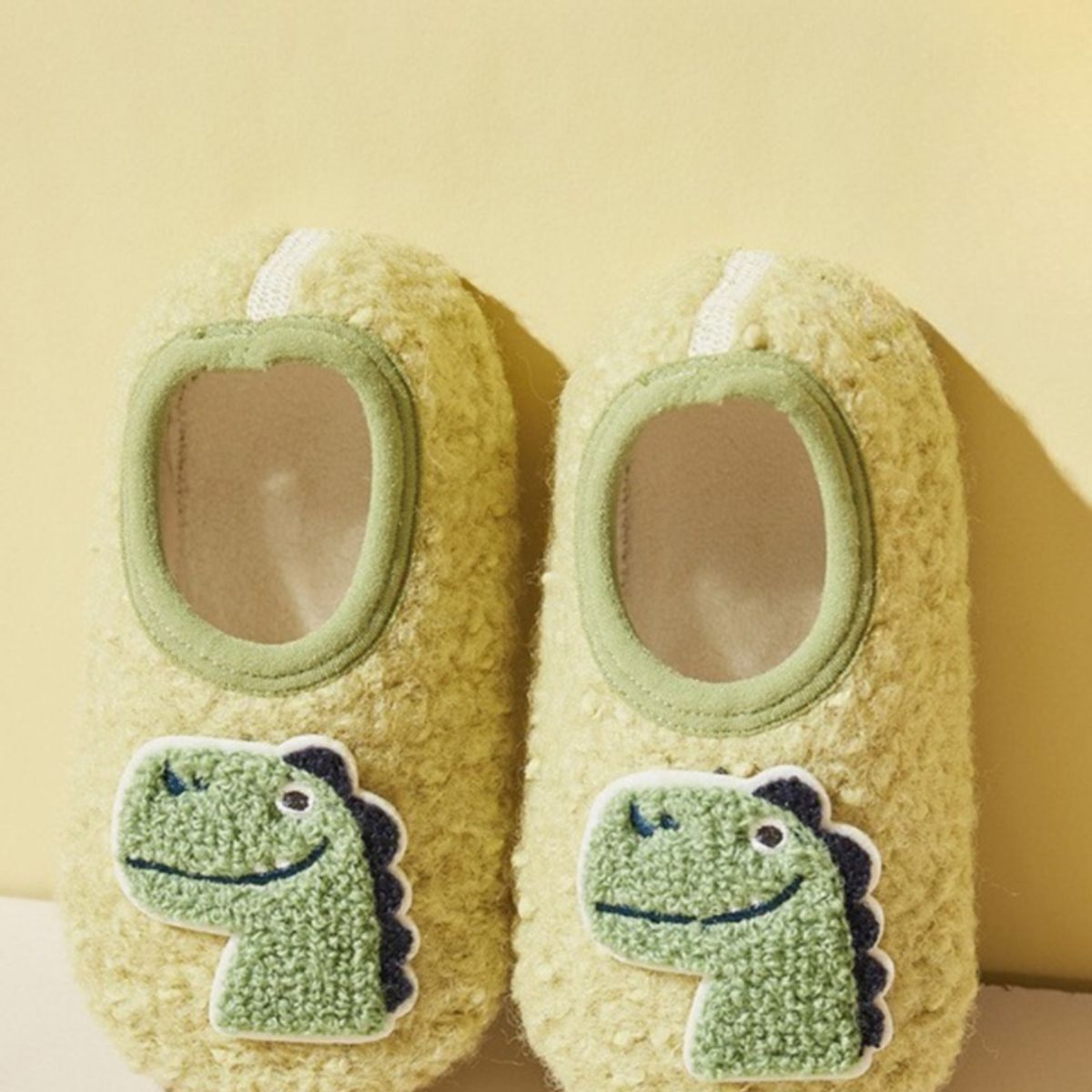 THE BABY SPOT - Pantuflas para Bebés Dinosaurio - verde