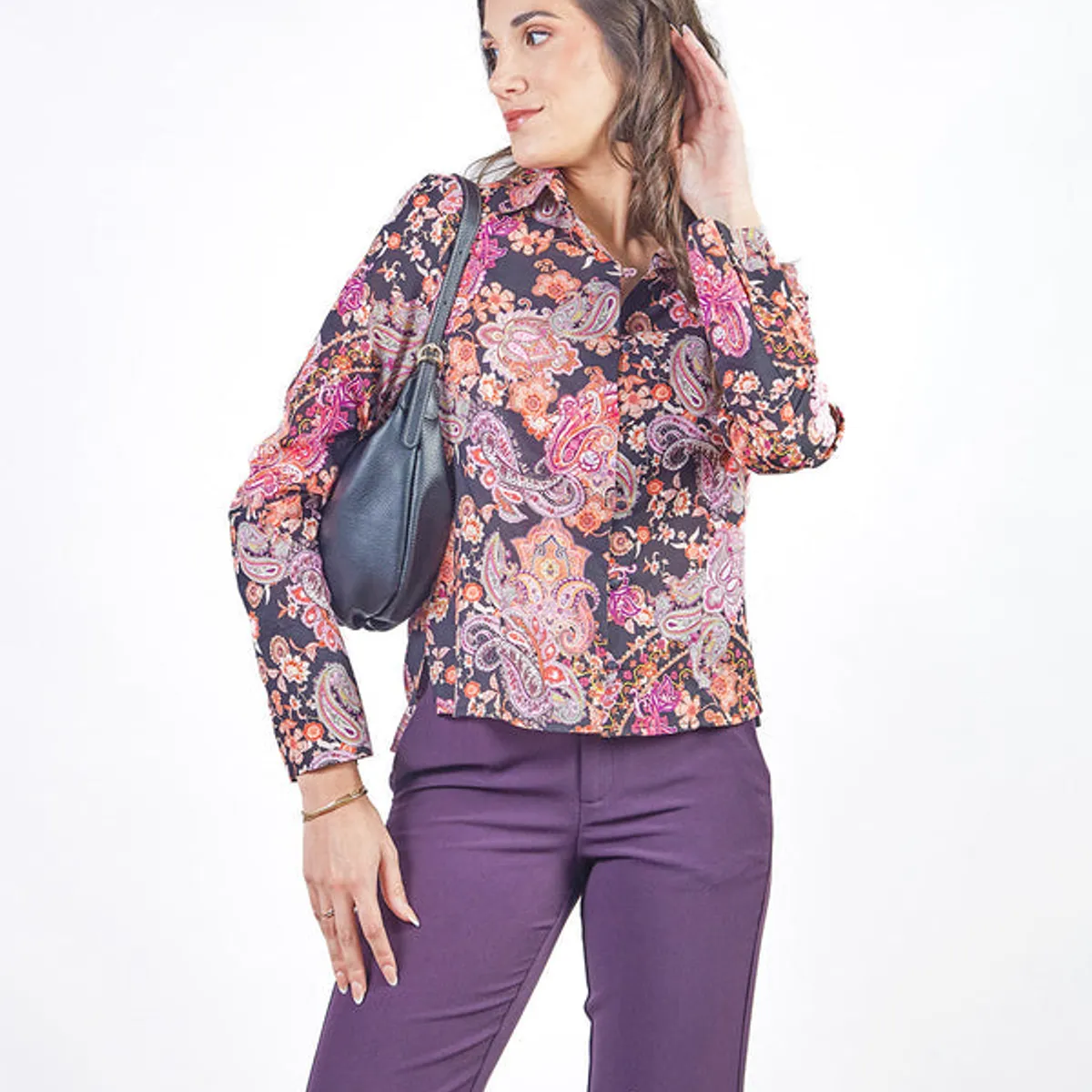 MICHELLE BELAU - AMARA - BLUSA MANGA LARGA