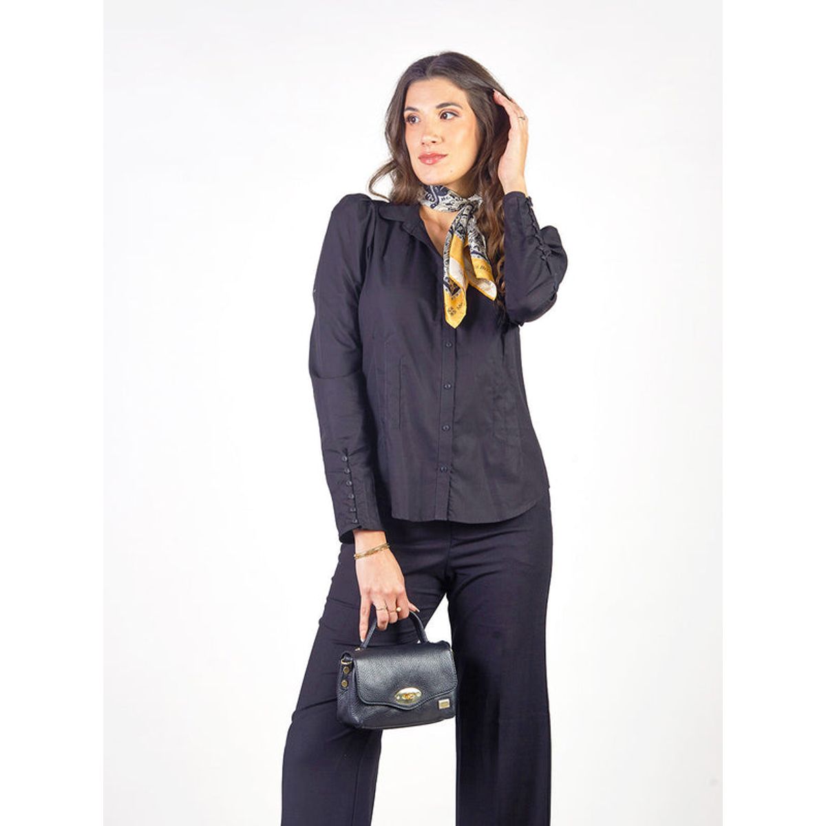 MICHELLE BELAU - CAROL - BLUSA MANGA LARGA