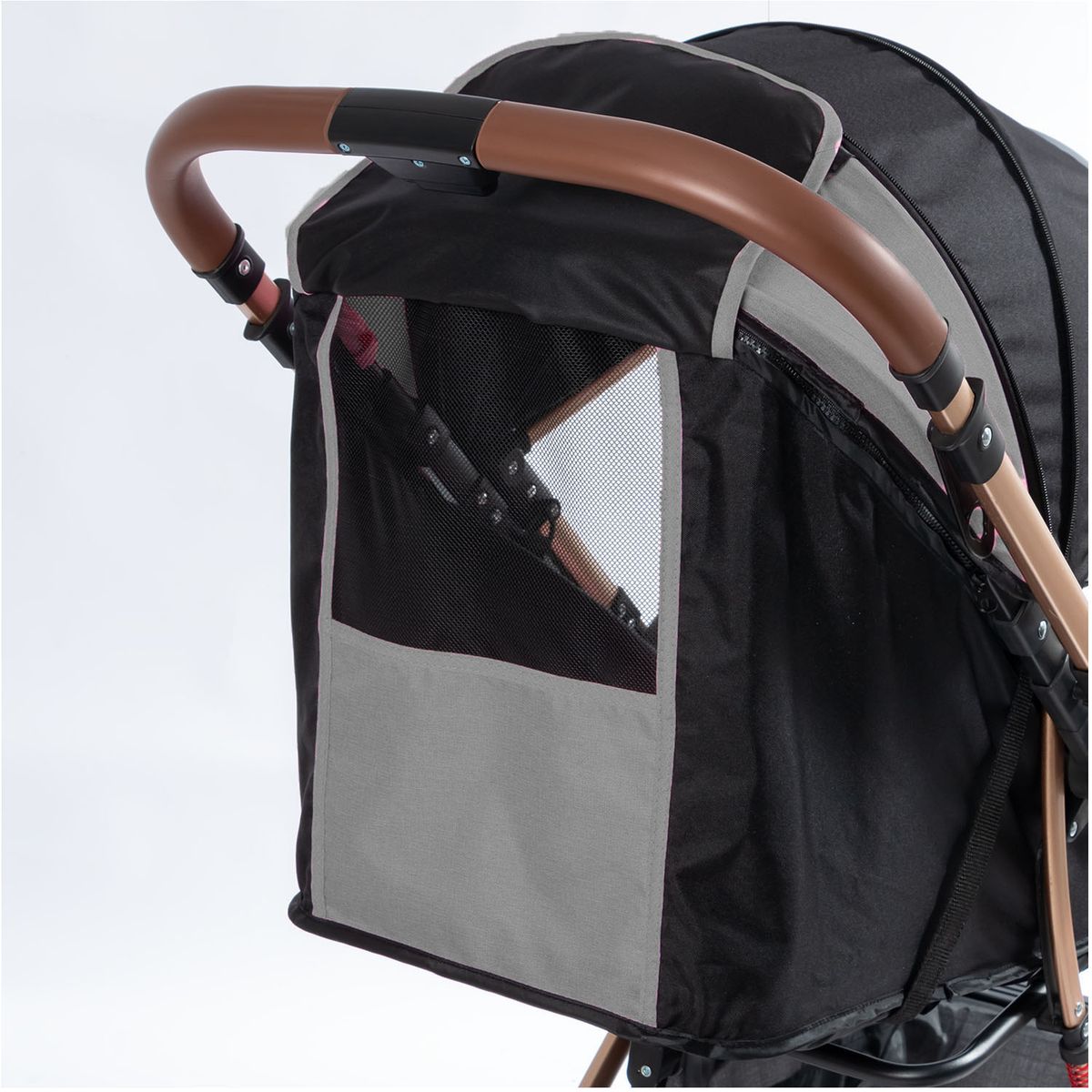 EBABY - Coche Moises para Bebe Bigi con Mango Reversible Beige