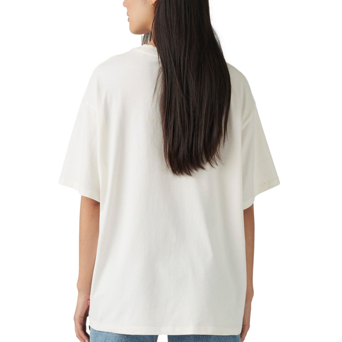 LEVIS - Polo Mujer Graphic Short Stack Tee Blanco Levis