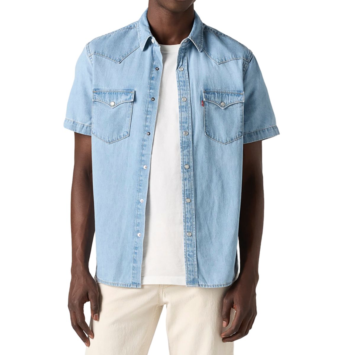 LEVIS - Camisa Hombre Classic Western Azul Levis