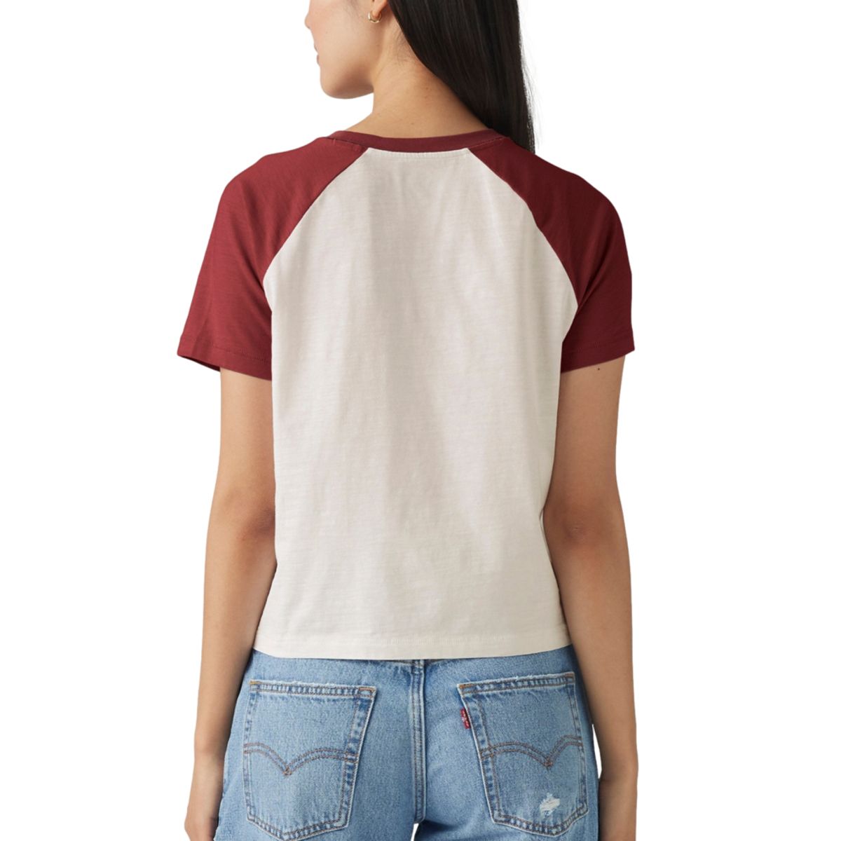 LEVIS - Polo Mujer Graphic Game Day Tee Blanco Levis