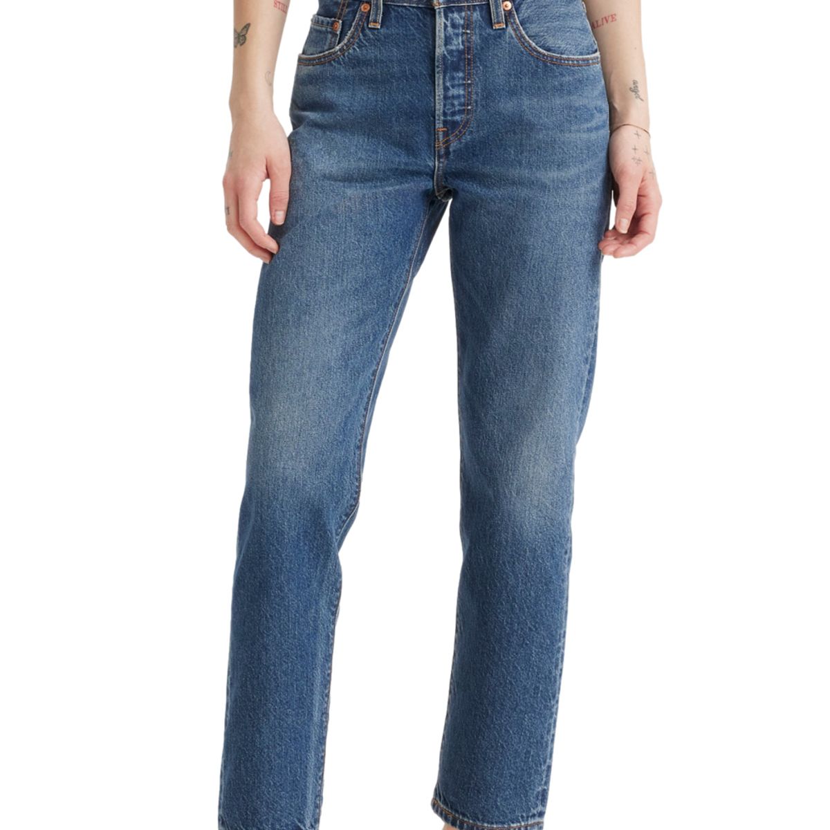 LEVIS - Jeans Mujer 501 Crop Lightweight Azul Levis