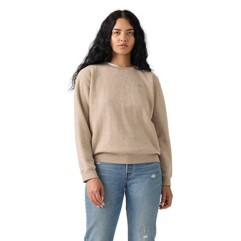 LEVIS - Polerón Mujer Everyday Sweatshirt Café Levis