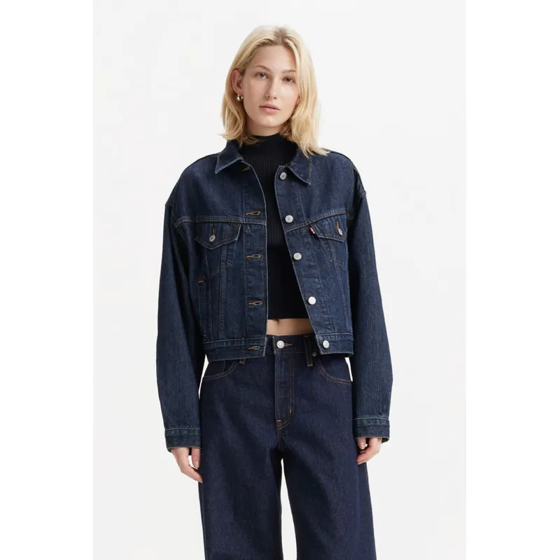 LEVIS - Casaca Mujer Shrunken 90s Trucker Azul Levis