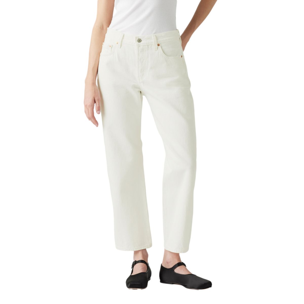 LEVIS - Jeans Mujer 501 '90s Ankle Blanco Levis