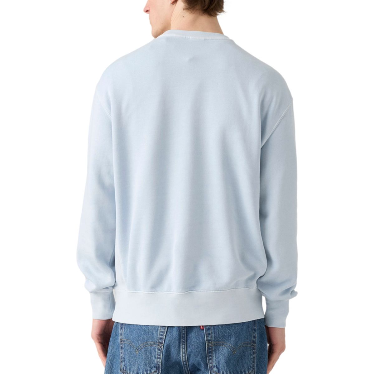 LEVIS - Polerón Hombre Authentic Crew Celeste Levis