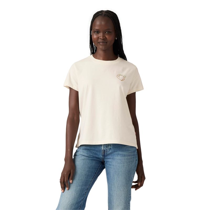 LEVIS - Polo Mujer Graphic Boxy Tshirt Blanco Levis