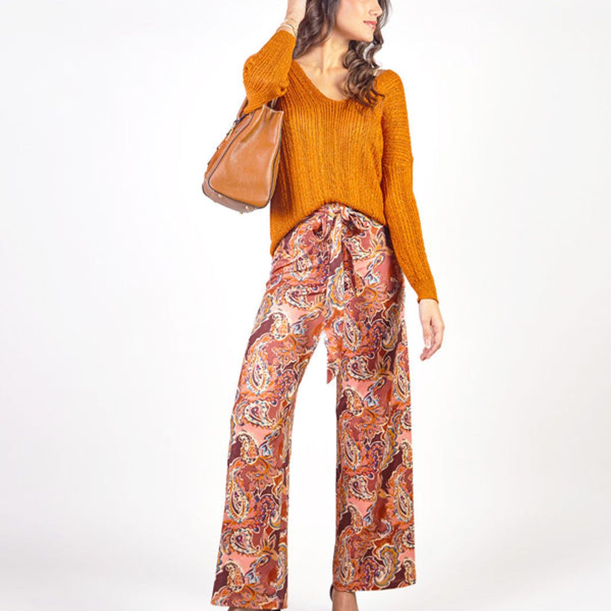 MICHELLE BELAU - CLEMENTINA - PANTALÓN SEMI PALAZZO