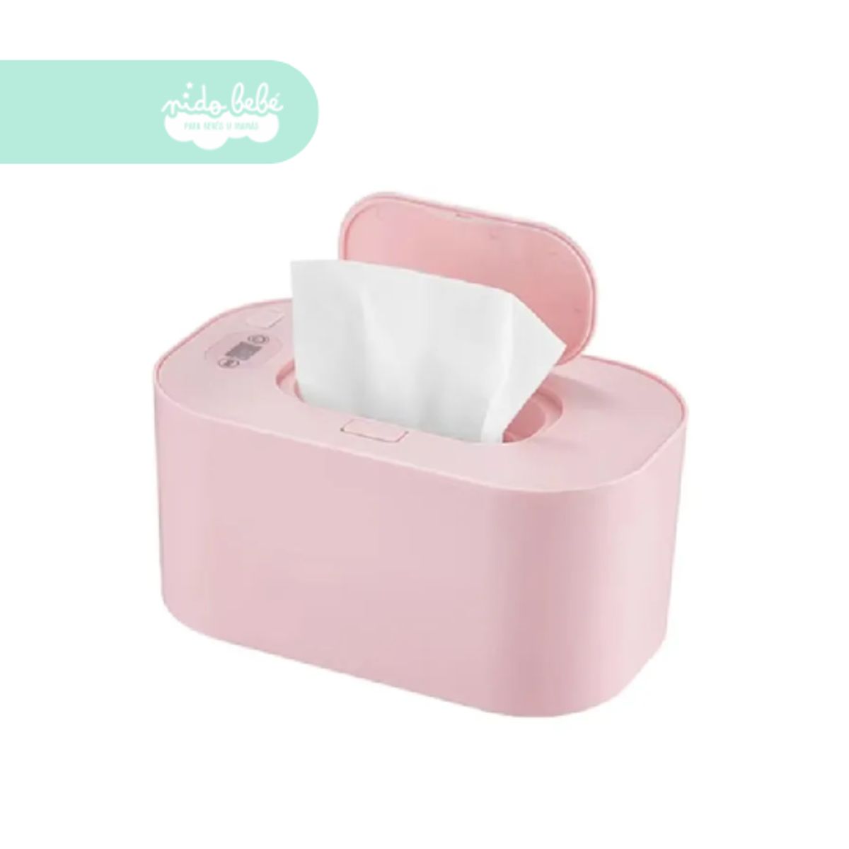 BABY - Calentador de toallitas y pañitos húmedos digital pink