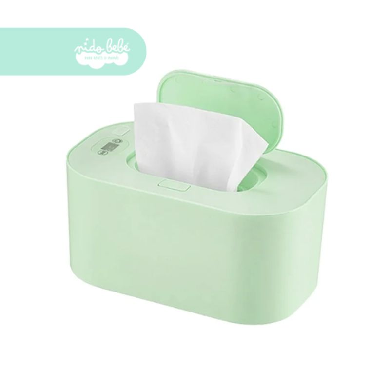 BABY - Calentador de toallitas y pañitos húmedos digital green