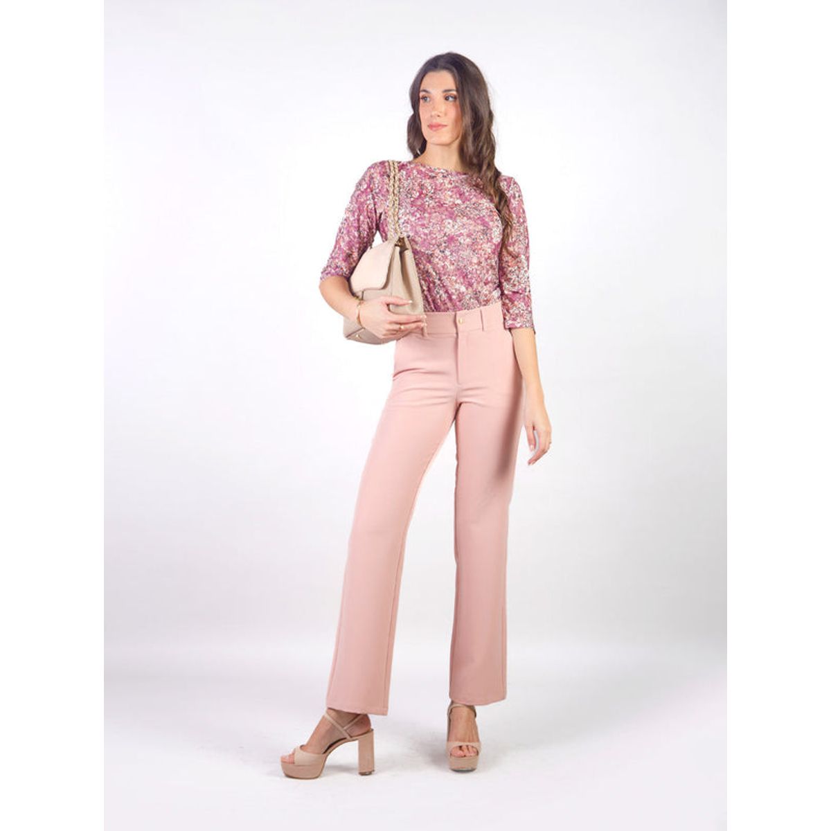 MICHELLE BELAU - ZOE - PANTALÓN CLÁSICO DE CORTE RECTO