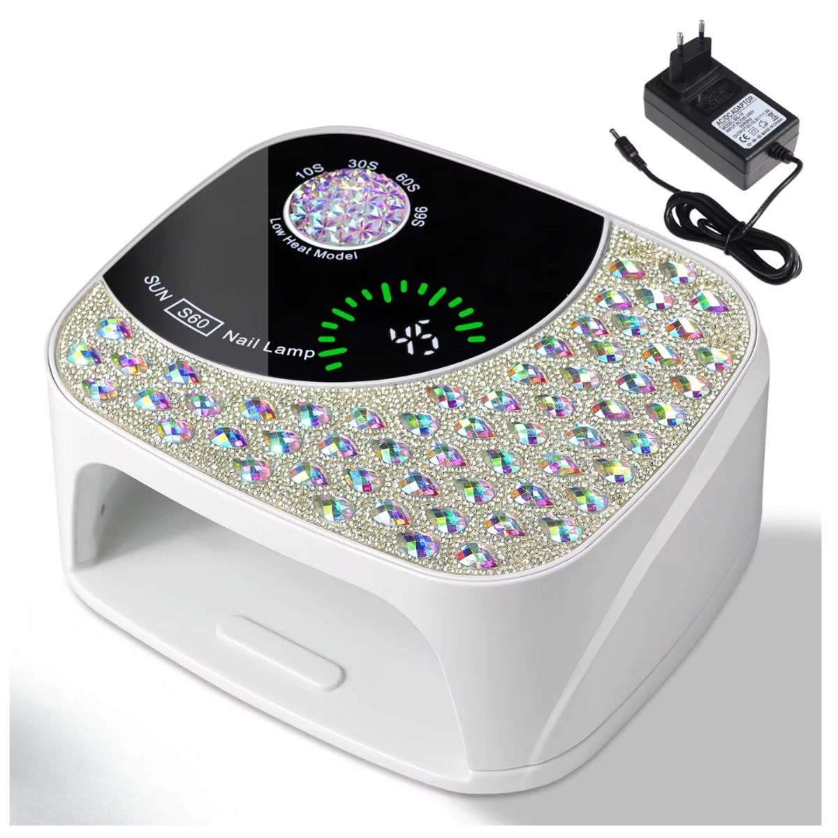 SEISA - Lampara Led Uv Profesional Secadora Uñas 168w Manicure