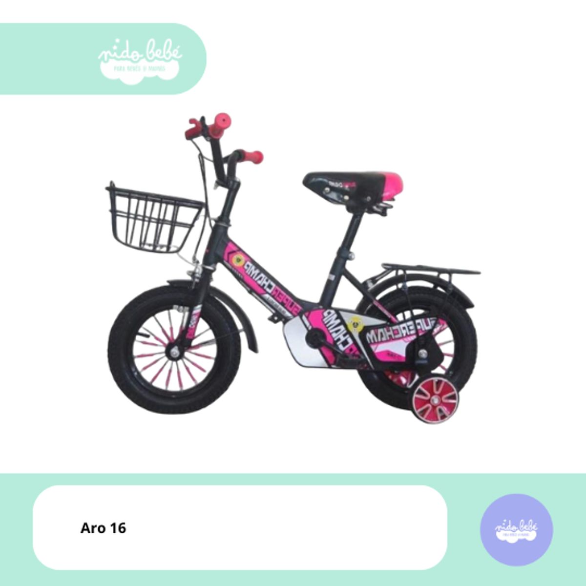 BABY - Bicicleta infaltil aro 16 modelo Tracy black