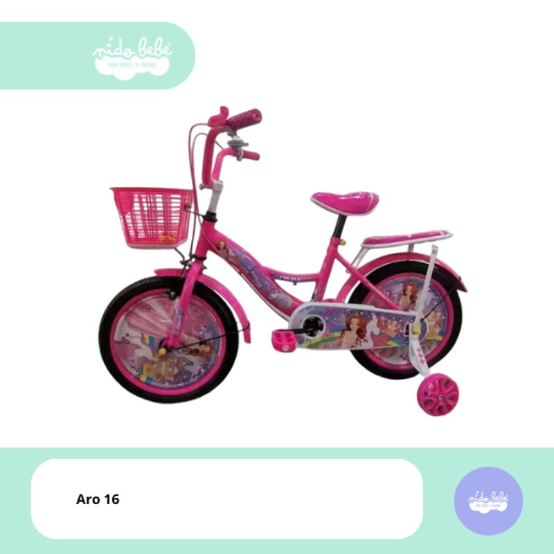 BABY - Bicicleta infaltil aro 16 modelo Tracy pink