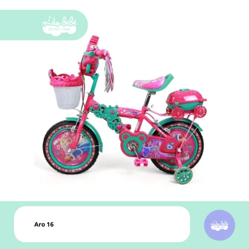 BABY - Bicicleta infaltil aro 16 modelo queen pink