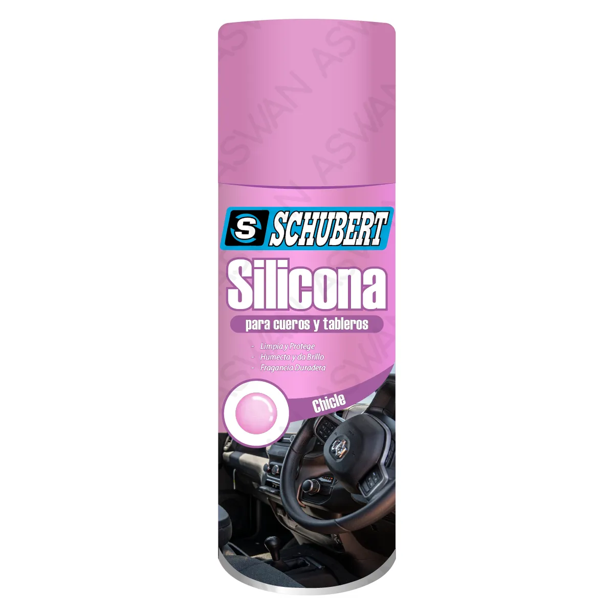 SCHUBERT - Silicona Para Cueros y Tableros Chicle - SCHUBERT