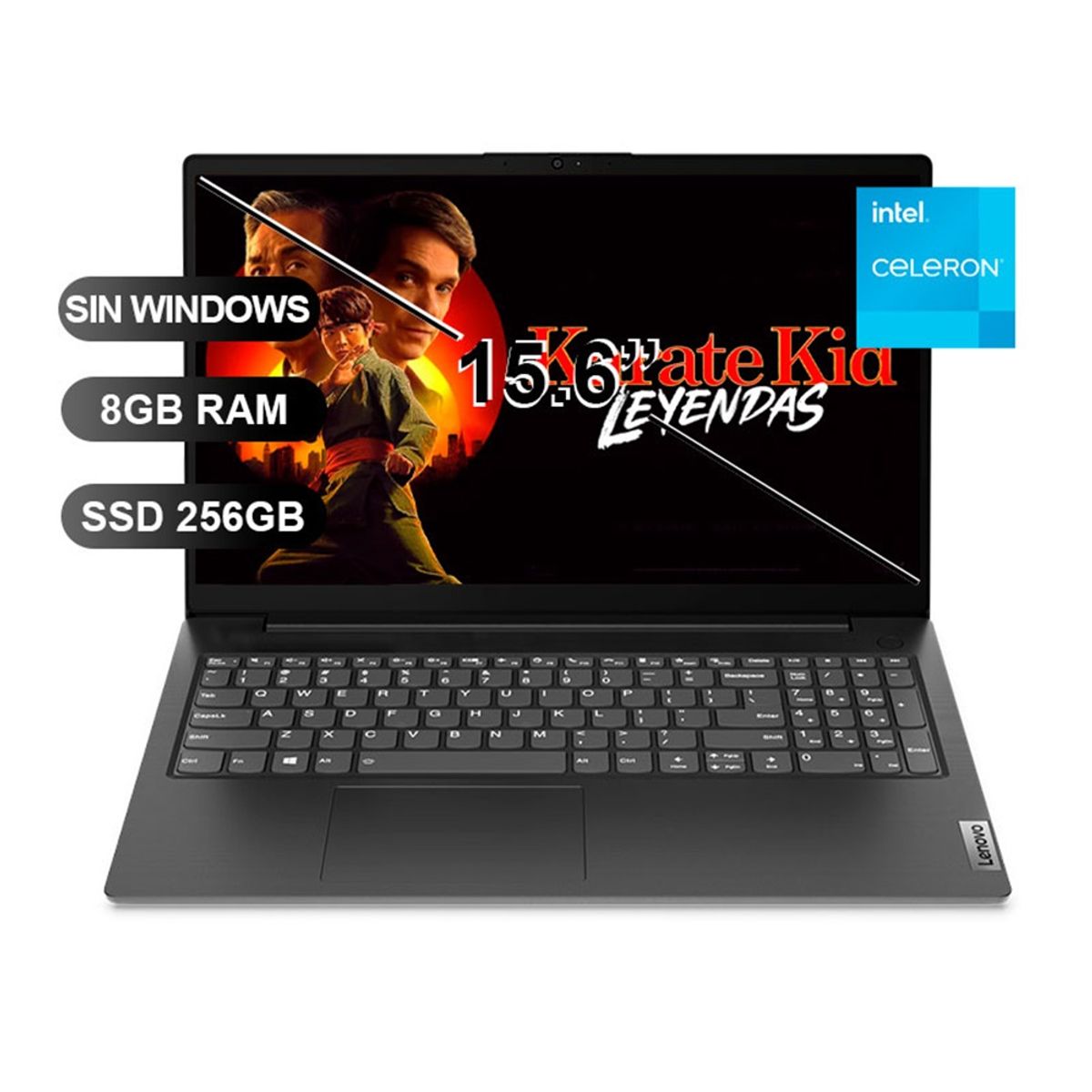 LENOVO - Laptop Lenovo V15 G2 IJL 156 FHD TN Celeron N4500 28GHz 8GB 82QY00SALM