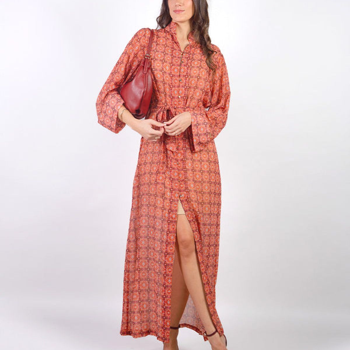 MICHELLE BELAU - VICTORIA - VESTIDO MANGA LARGA