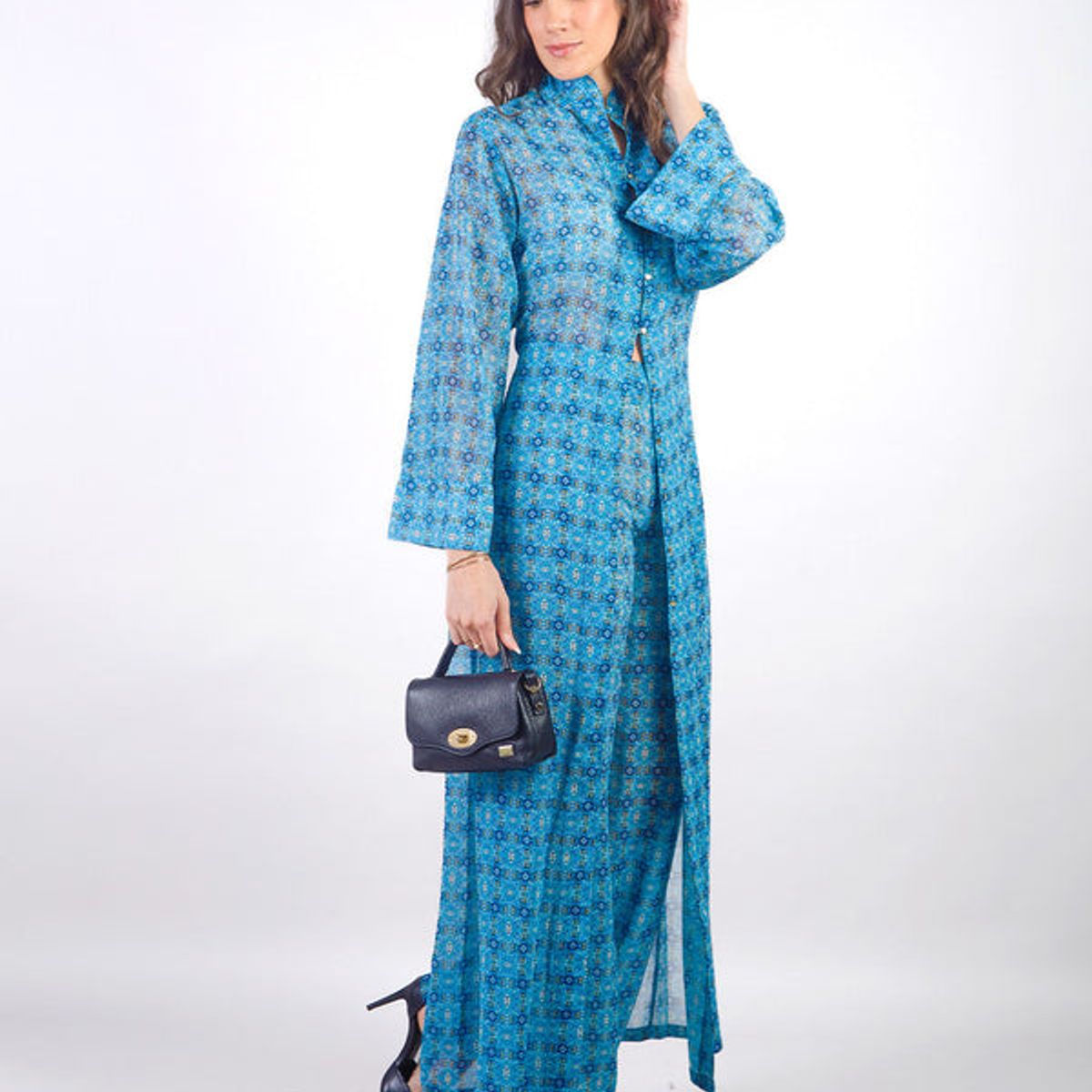 MICHELLE BELAU - VICTORIA - VESTIDO MANGA LARGA