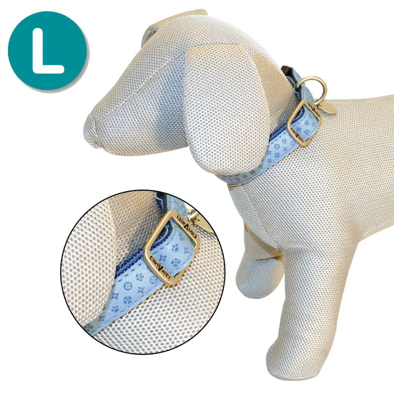 CROCI - Collar para perros mylord celeste - L
