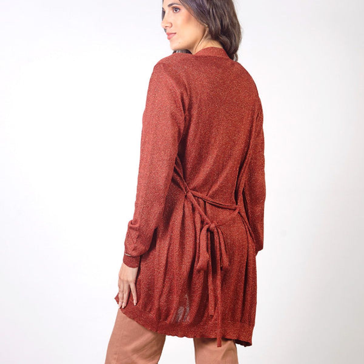 MICHELLE BELAU - BRUNA - CÁRDIGAN MANGA LARGA