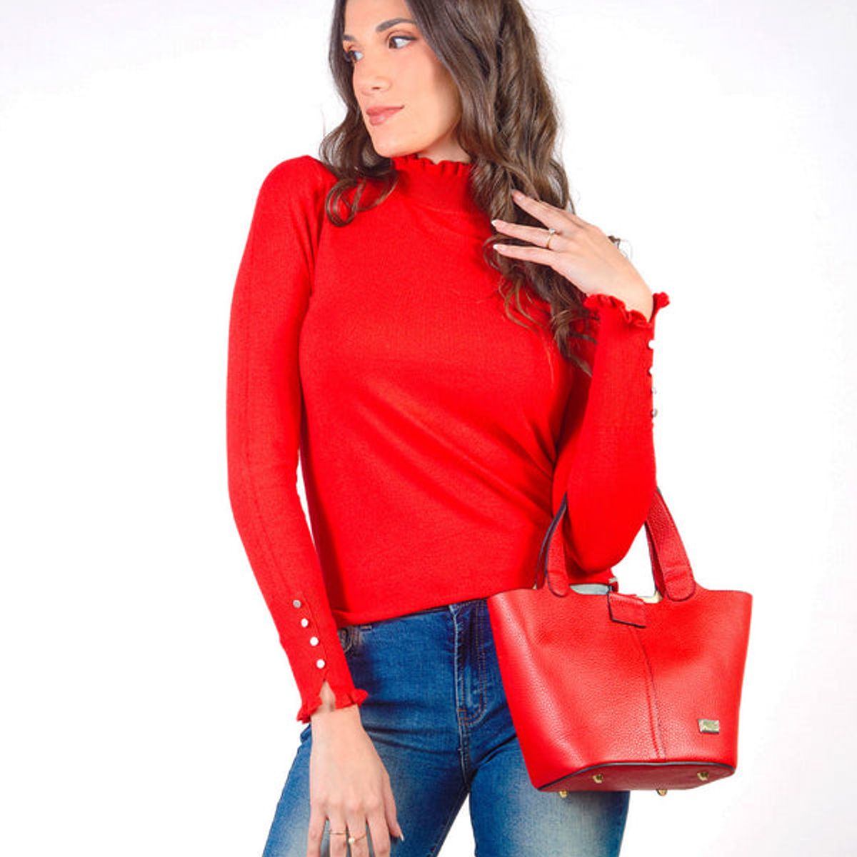 MICHELLE BELAU - ATENAS - CAFARENA TEJIDA MANGA LARGA