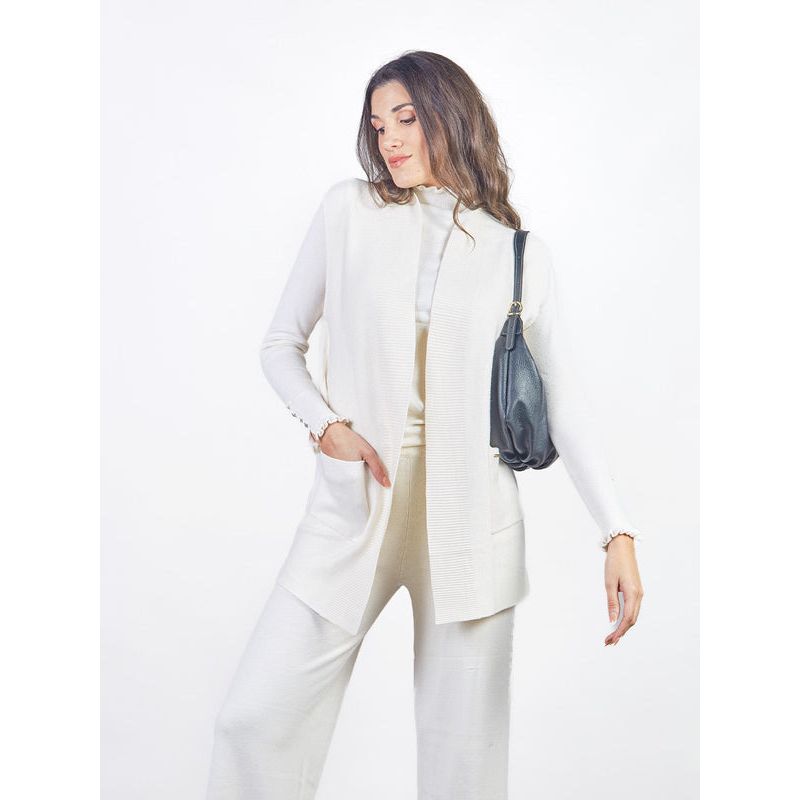 MICHELLE BELAU - ATENAS - CHALECO LARGO TEJIDO